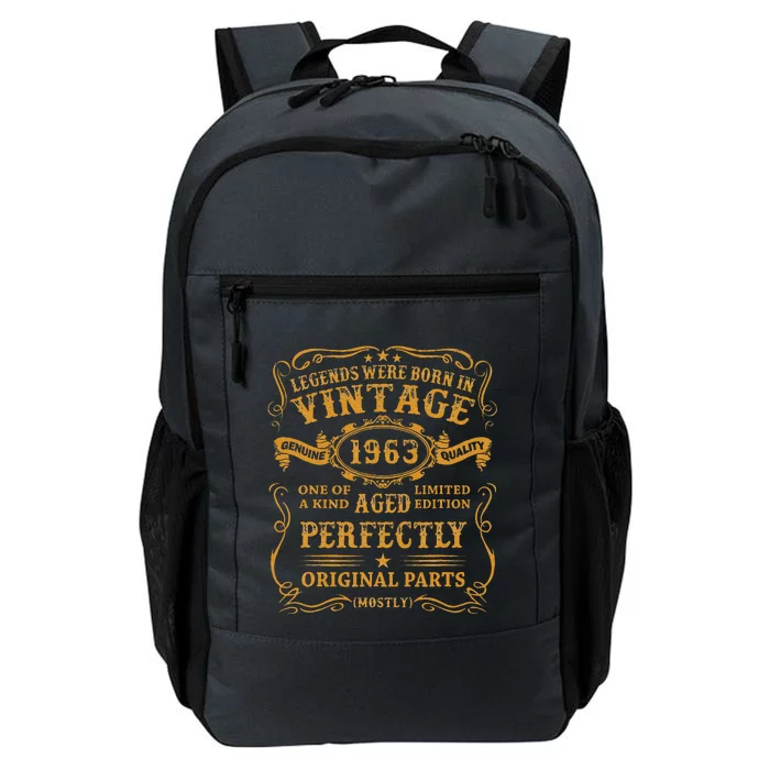 Legends Born In 1963 Vintage 60th Birthday 60 Years Old Gift Daily Commute Backpack