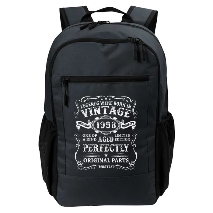 Legends Born In 1998 Vintage 25th Birthday 25 Years Old Daily Commute Backpack