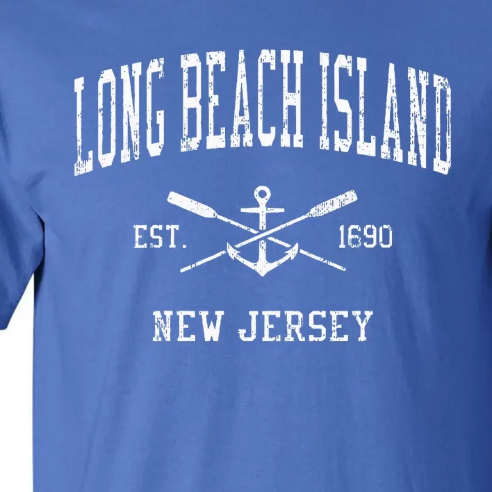 Long Beach Island Nj Vintage Tall T-Shirt