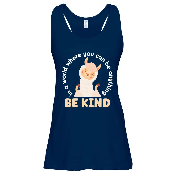 Llama Be Kind Unity Day Orange Anti Bullying Unity day Ladies Essential Flowy Tank