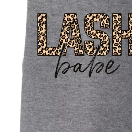 Lash Babe Lash Tech Lash Artist Leopard Lash Gift Doggie 3-End Fleece Hoodie