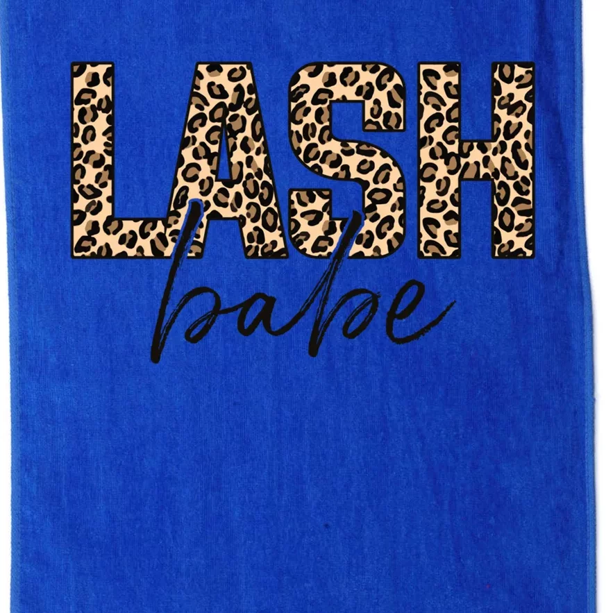 Lash Babe Lash Tech Lash Artist Leopard Lash Gift Platinum Collection Golf Towel