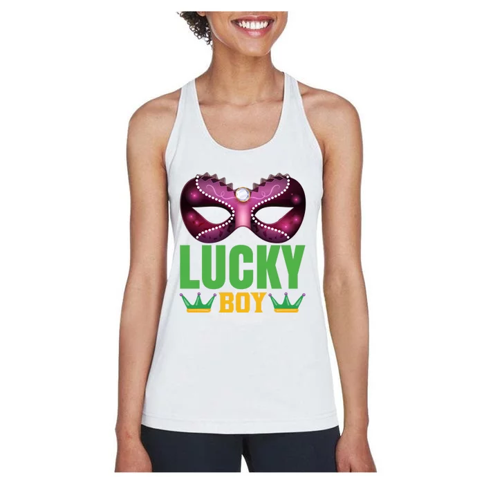 Lucky Boy Women's Racerback Tank