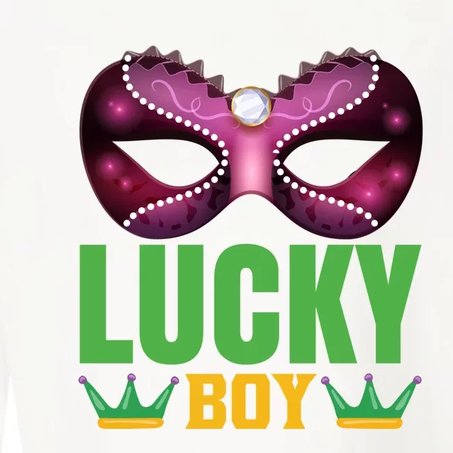 Lucky Boy Cropped Pullover Crew