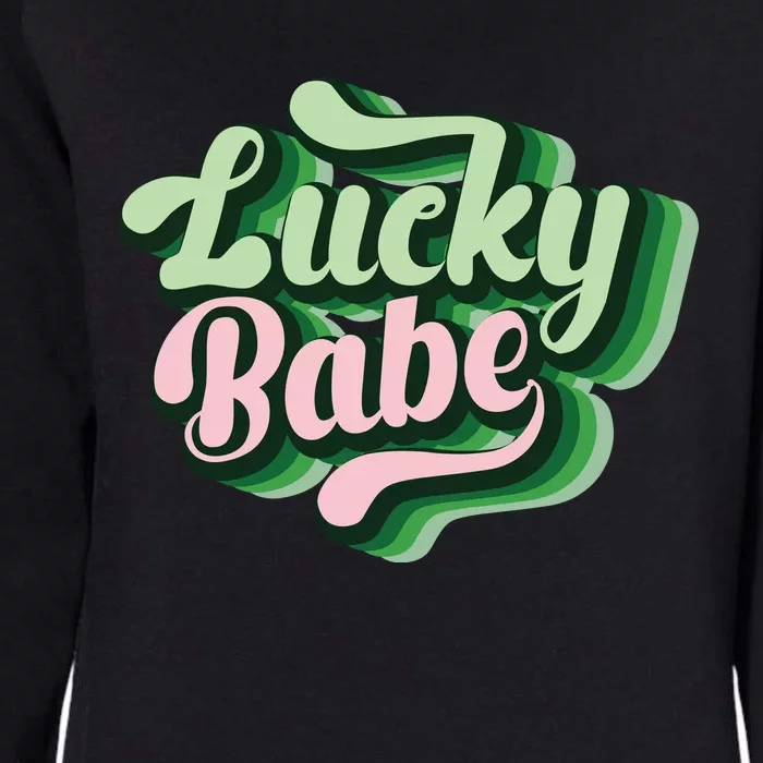 Lucky Babe Womens California Wash Sweatshirt