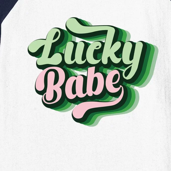 Lucky Babe Baseball Sleeve Shirt