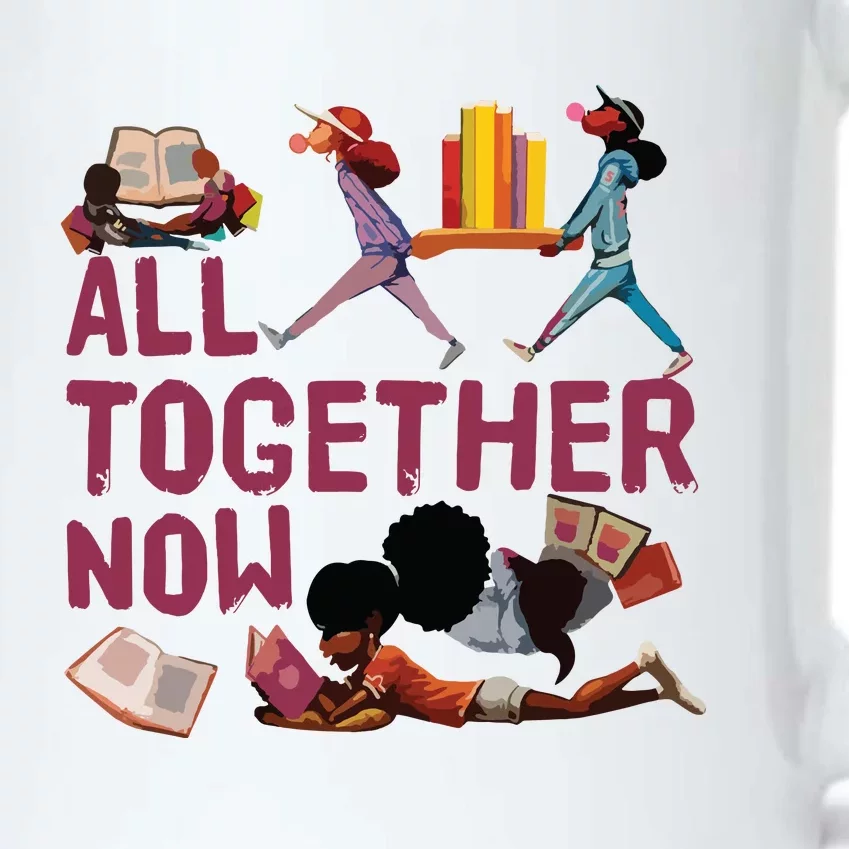 Library Books Librarian All Together Now Summer Reading Black Color Changing Mug