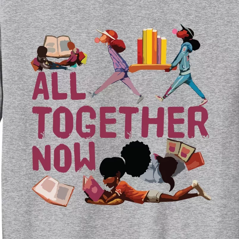 Library Books Librarian All Together Now Summer Reading Sweatshirt