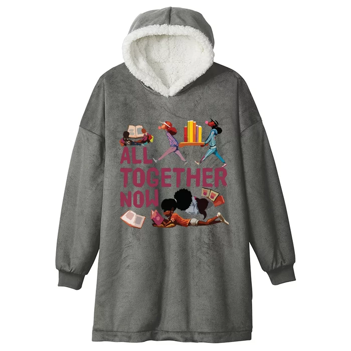 Library Books Librarian All Together Now Summer Reading Hooded Wearable Blanket