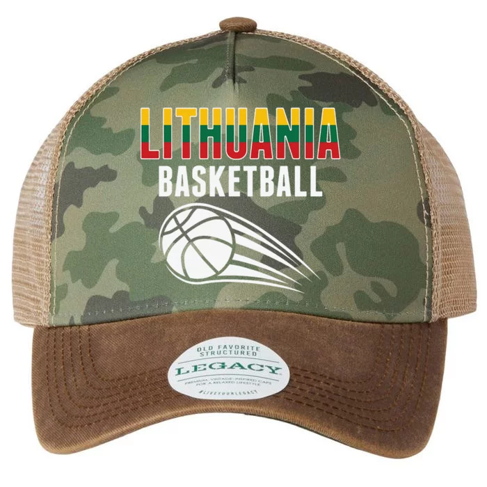 Lithuania Basketball Lovers Jersey Lithuanian Sport Fans Legacy Tie Dye Trucker Hat