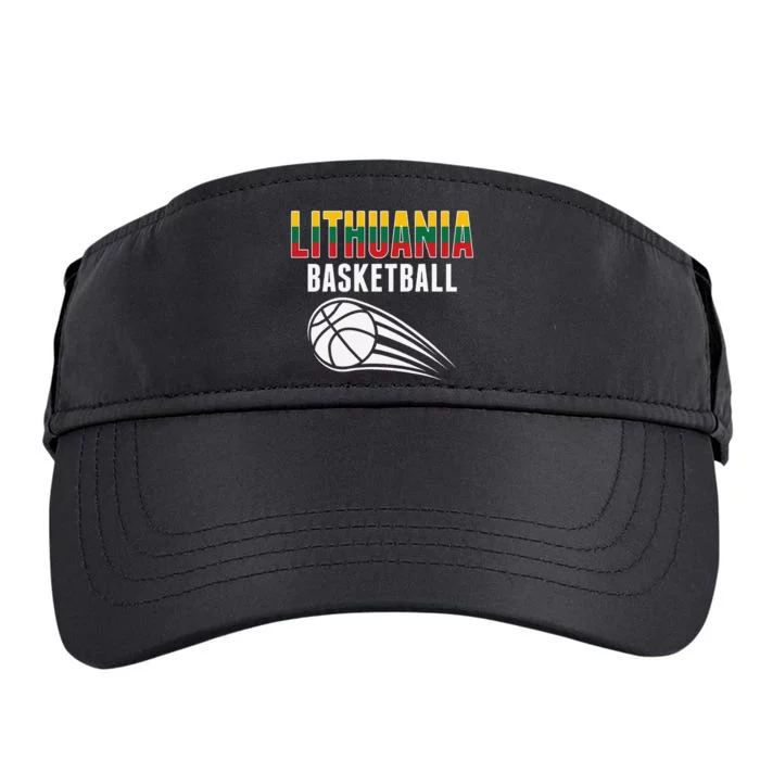 Lithuania Basketball Lovers Jersey Lithuanian Sport Fans Adult Drive Performance Visor