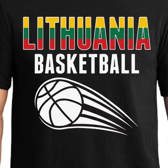 Lithuania Basketball Lovers Jersey Lithuanian Sport Fans Pajama Set