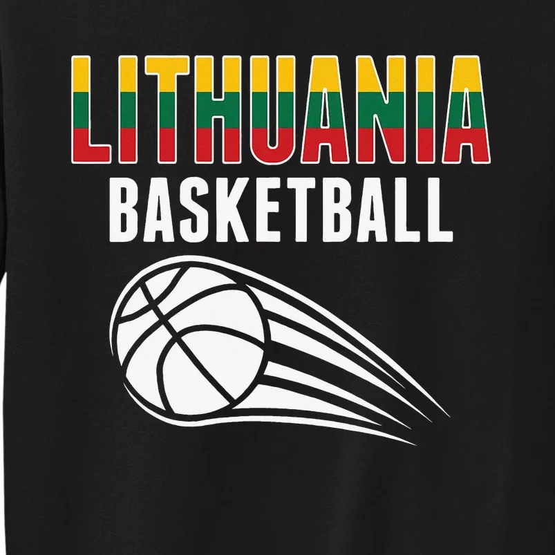 Lithuania Basketball Lovers Jersey Lithuanian Sport Fans Tall Sweatshirt