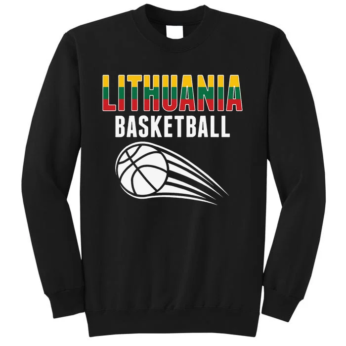 Lithuania Basketball Lovers Jersey Lithuanian Sport Fans Tall Sweatshirt