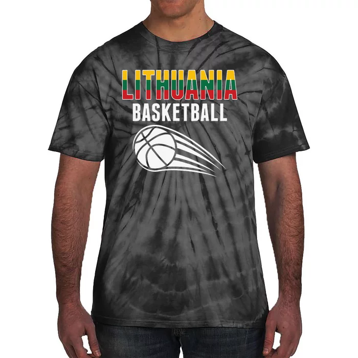 Lithuania Basketball Lovers Jersey Lithuanian Sport Fans Tie-Dye T-Shirt