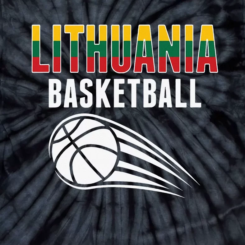 Lithuania Basketball Lovers Jersey Lithuanian Sport Fans Tie-Dye T-Shirt