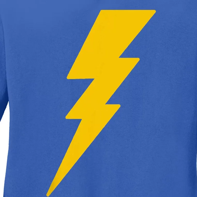 Lightning Bolt Ladies Long Sleeve Shirt