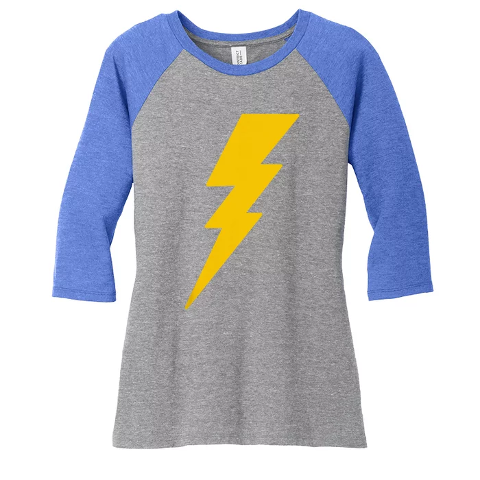 Lightning Bolt Women's Tri-Blend 3/4-Sleeve Raglan Shirt