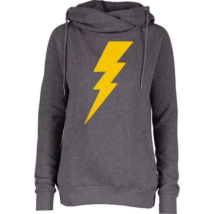 Lightning Bolt Womens Funnel Neck Pullover Hood