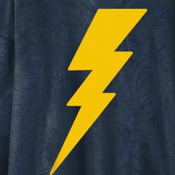 Lightning Bolt Hooded Wearable Blanket