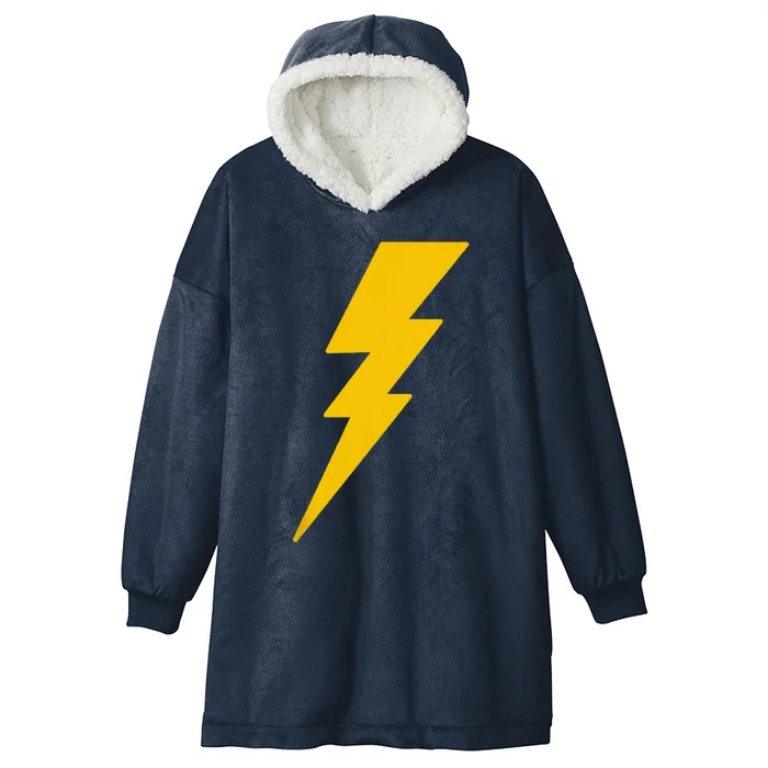 Lightning Bolt Hooded Wearable Blanket