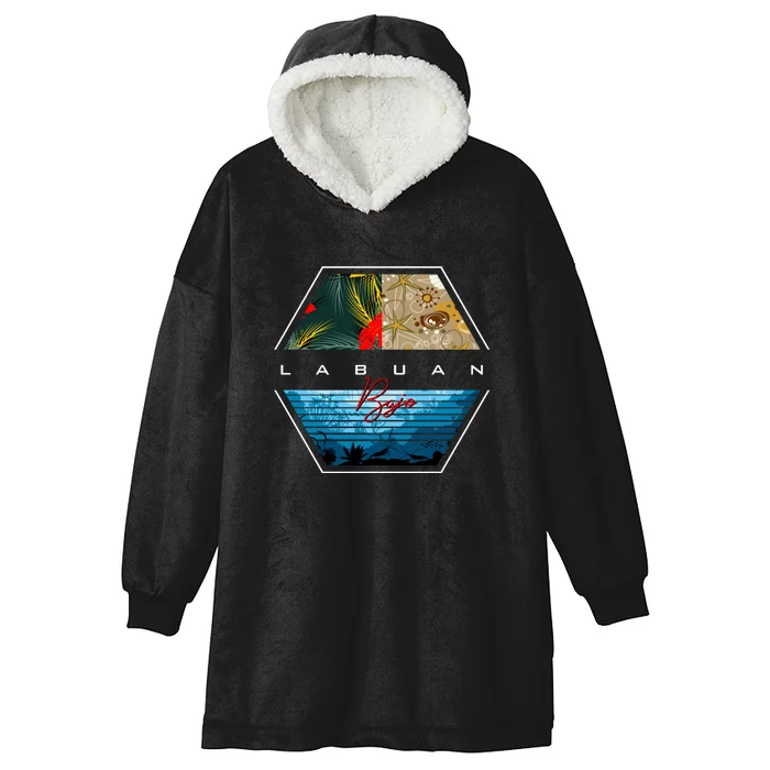 Labuan Bajo Hooded Wearable Blanket