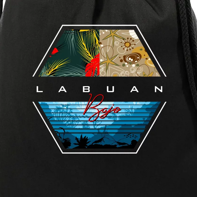 Labuan Bajo Drawstring Bag