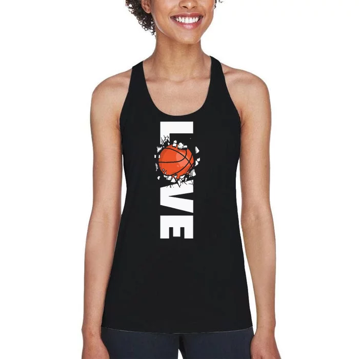 Love Basketball Women's Racerback Tank