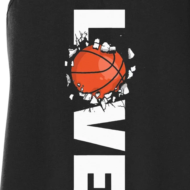 Love Basketball Women's Racerback Tank