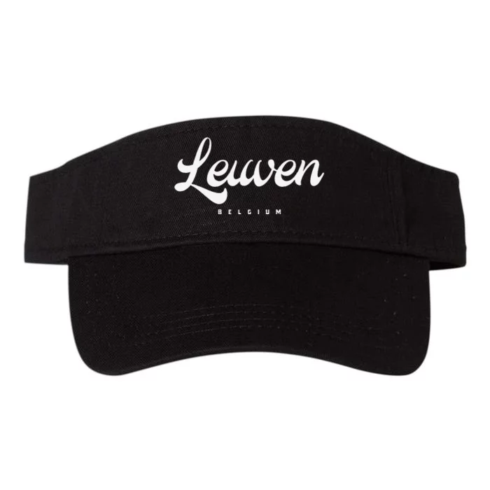 Leuven Belgium Valucap Bio-Washed Visor