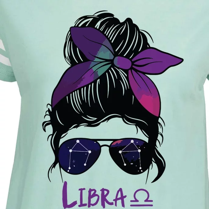 Libra Birthday Libra Woman Zodiac Constellation Enza Ladies Jersey Football T-Shirt