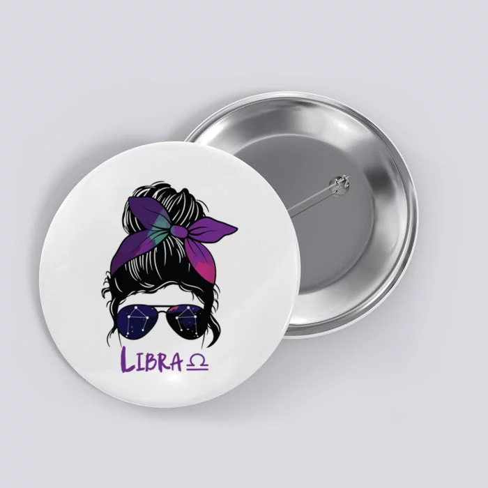 Libra Birthday Libra Woman Zodiac Constellation Button