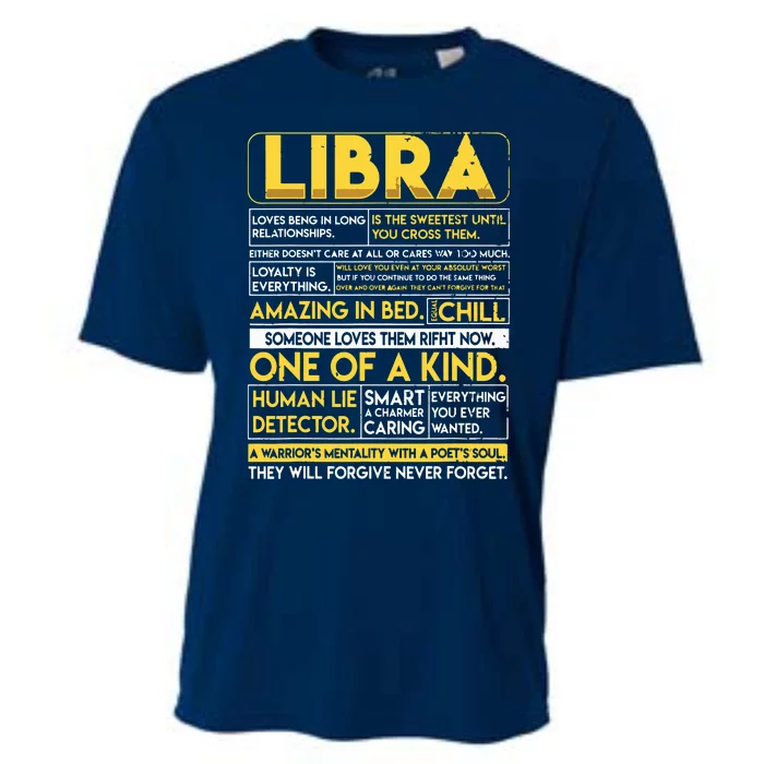 Libra Best Libra Horoscope Funny Cooling Performance Crew T-Shirt