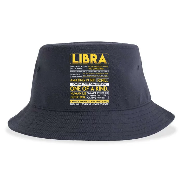 Libra Best Libra Horoscope Funny Sustainable Bucket Hat