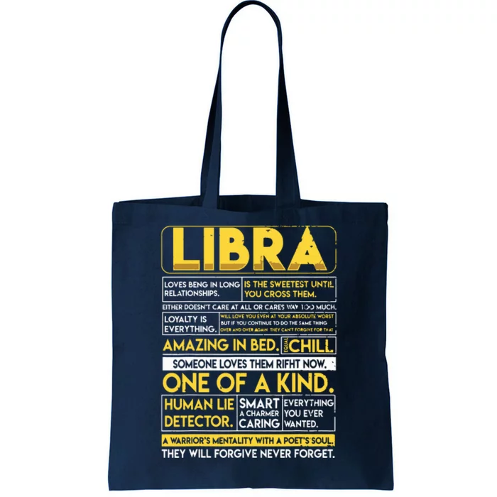 Libra Best Libra Horoscope Funny Tote Bag