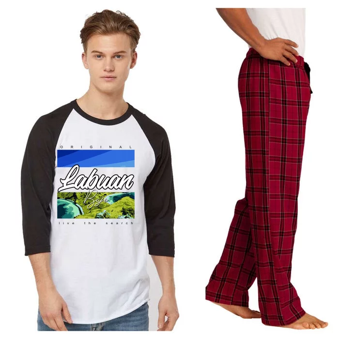 Labuan Bajo Live The Search Raglan Sleeve Pajama Set