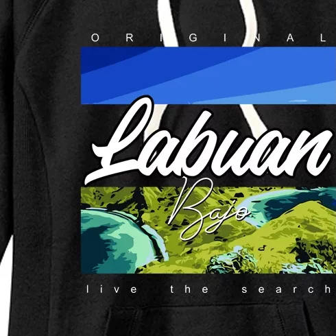 Labuan Bajo Live The Search Women's Fleece Hoodie