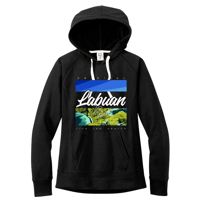 Labuan Bajo Live The Search Women's Fleece Hoodie