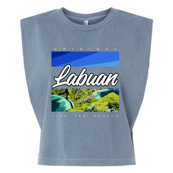 Labuan Bajo Live The Search Garment-Dyed Women's Muscle Tee