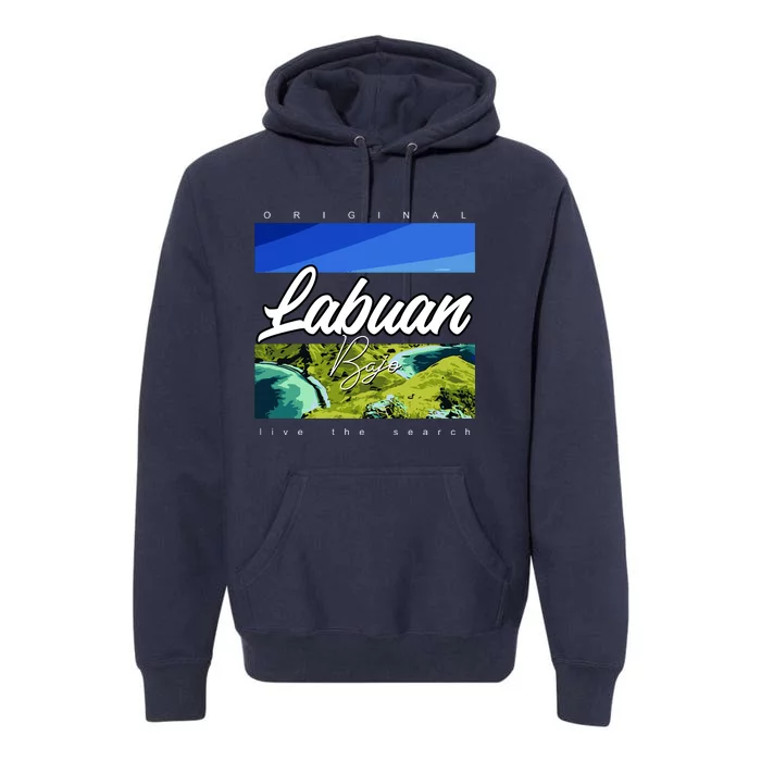 Labuan Bajo Live The Search Premium Hoodie