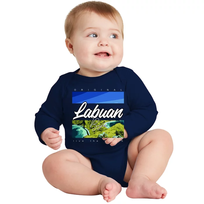 Labuan Bajo Live The Search Baby Long Sleeve Bodysuit