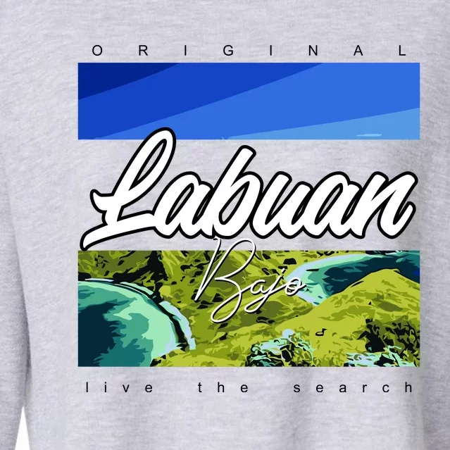 Labuan Bajo Live The Search Cropped Pullover Crew