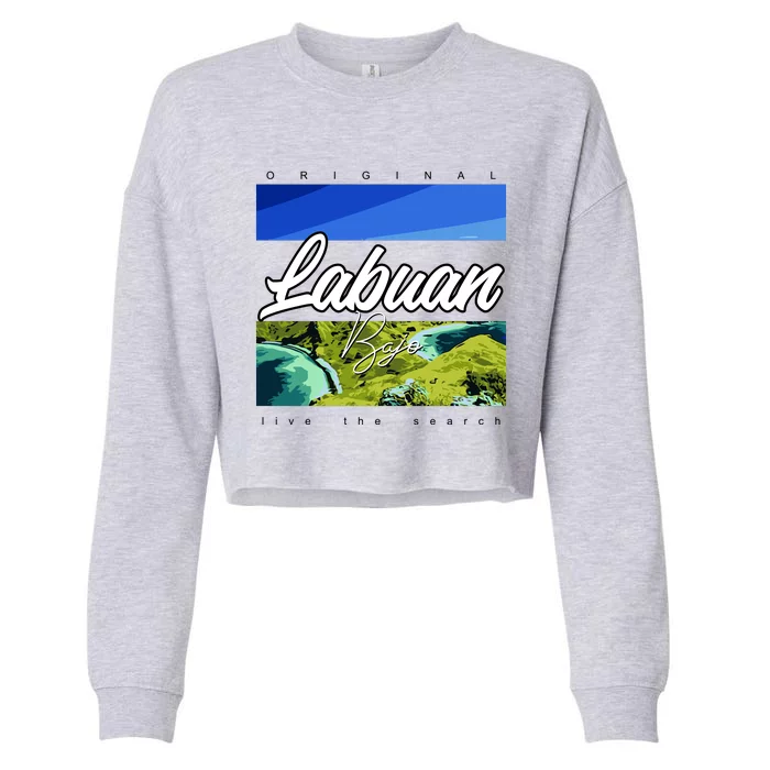 Labuan Bajo Live The Search Cropped Pullover Crew