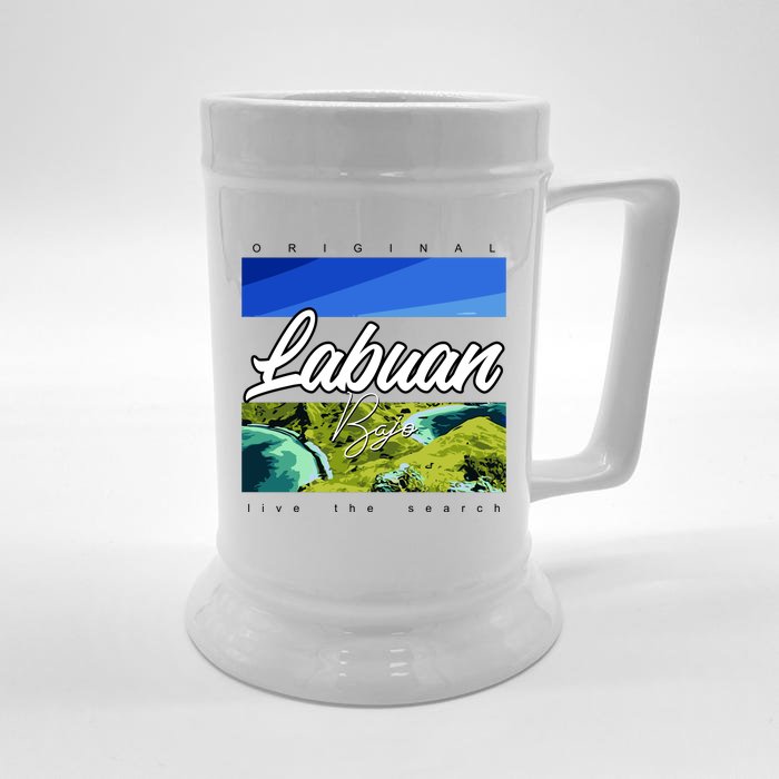 Labuan Bajo Live The Search Front & Back Beer Stein