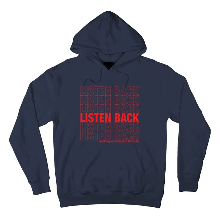 Listen Back Tall Hoodie