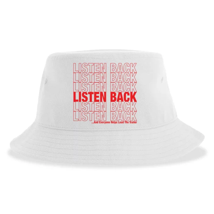 Listen Back Sustainable Bucket Hat