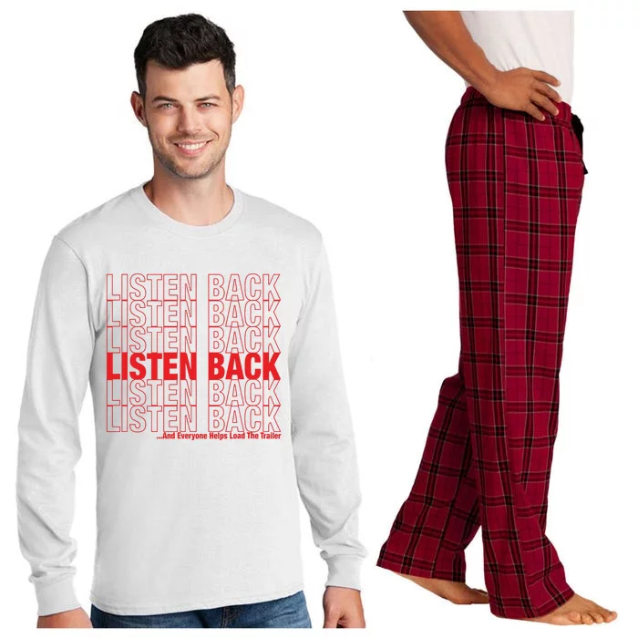 Listen Back Long Sleeve Pajama Set