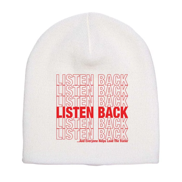 Listen Back Short Acrylic Beanie