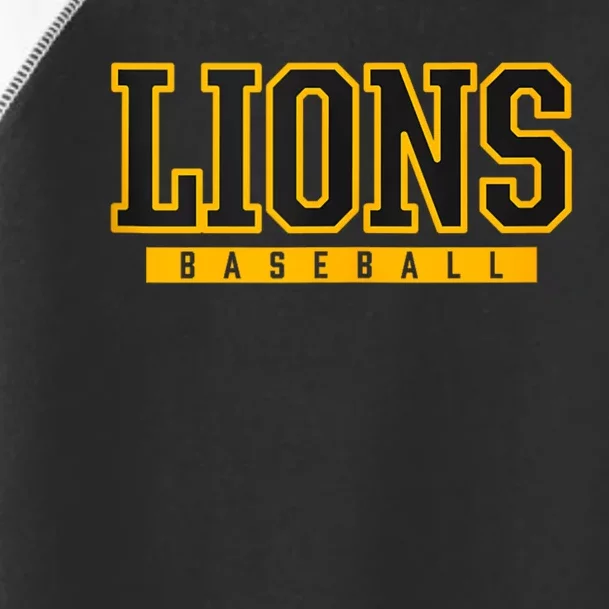 Lions Baseball Toddler Fine Jersey T-Shirt