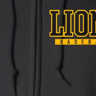 Lions Baseball Full Zip Hoodie